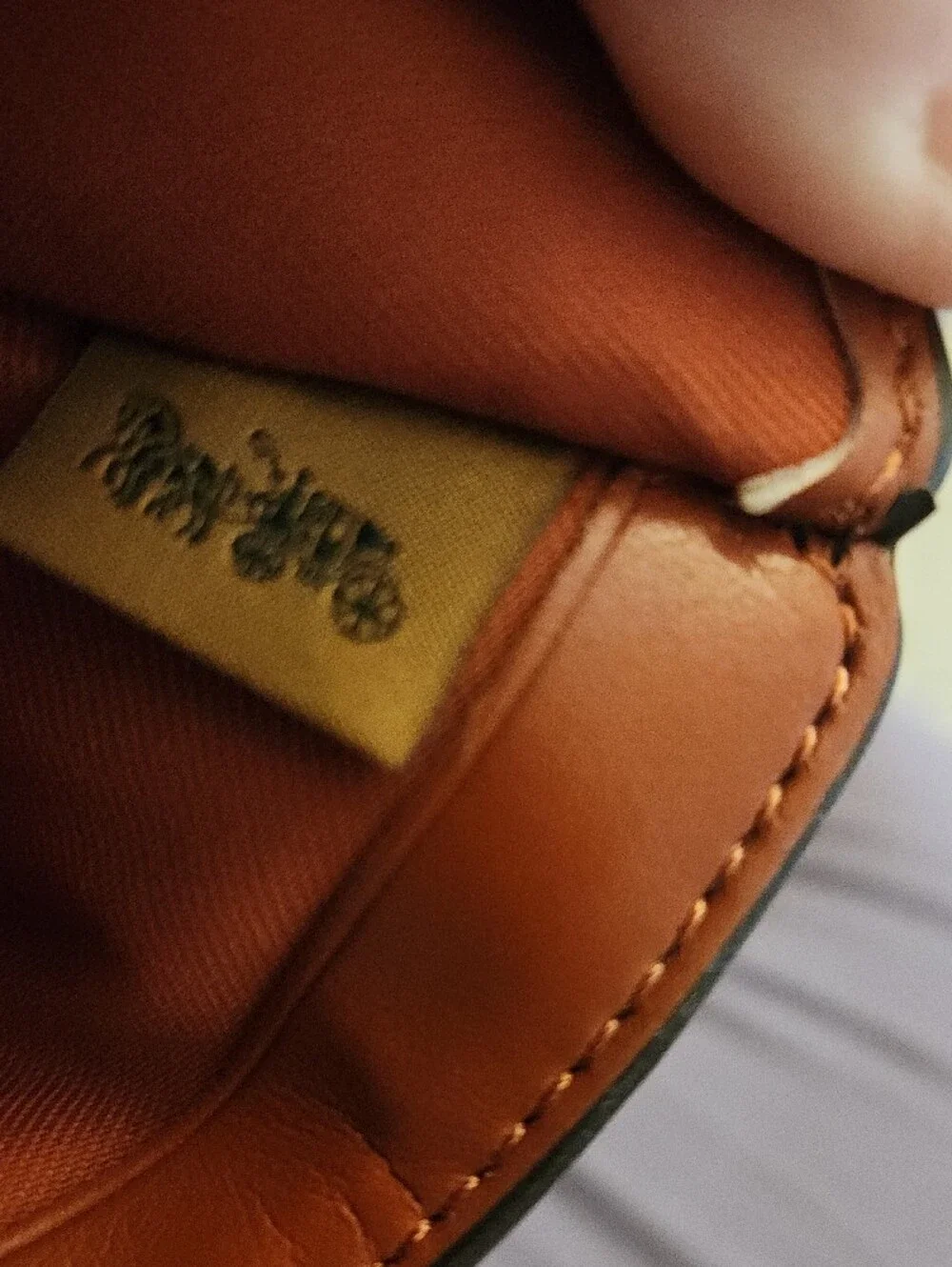 Coach Pink Front Pocket Signature Compact Wallet